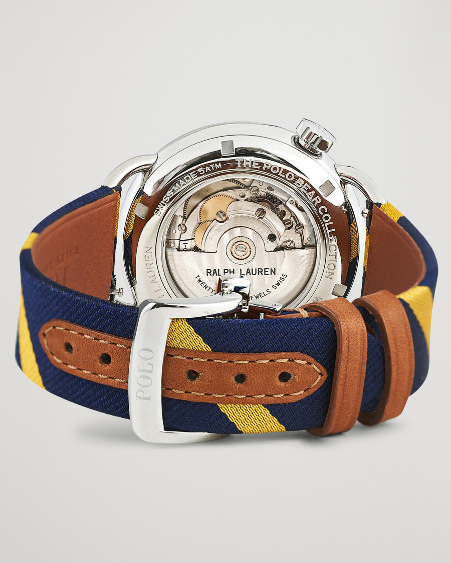 Herr | Polo Ralph Lauren 42mm Automatic Nautical Bear White Dial | Polo Ralph Lauren | 42mm Automatic Nautical Bear White Dial