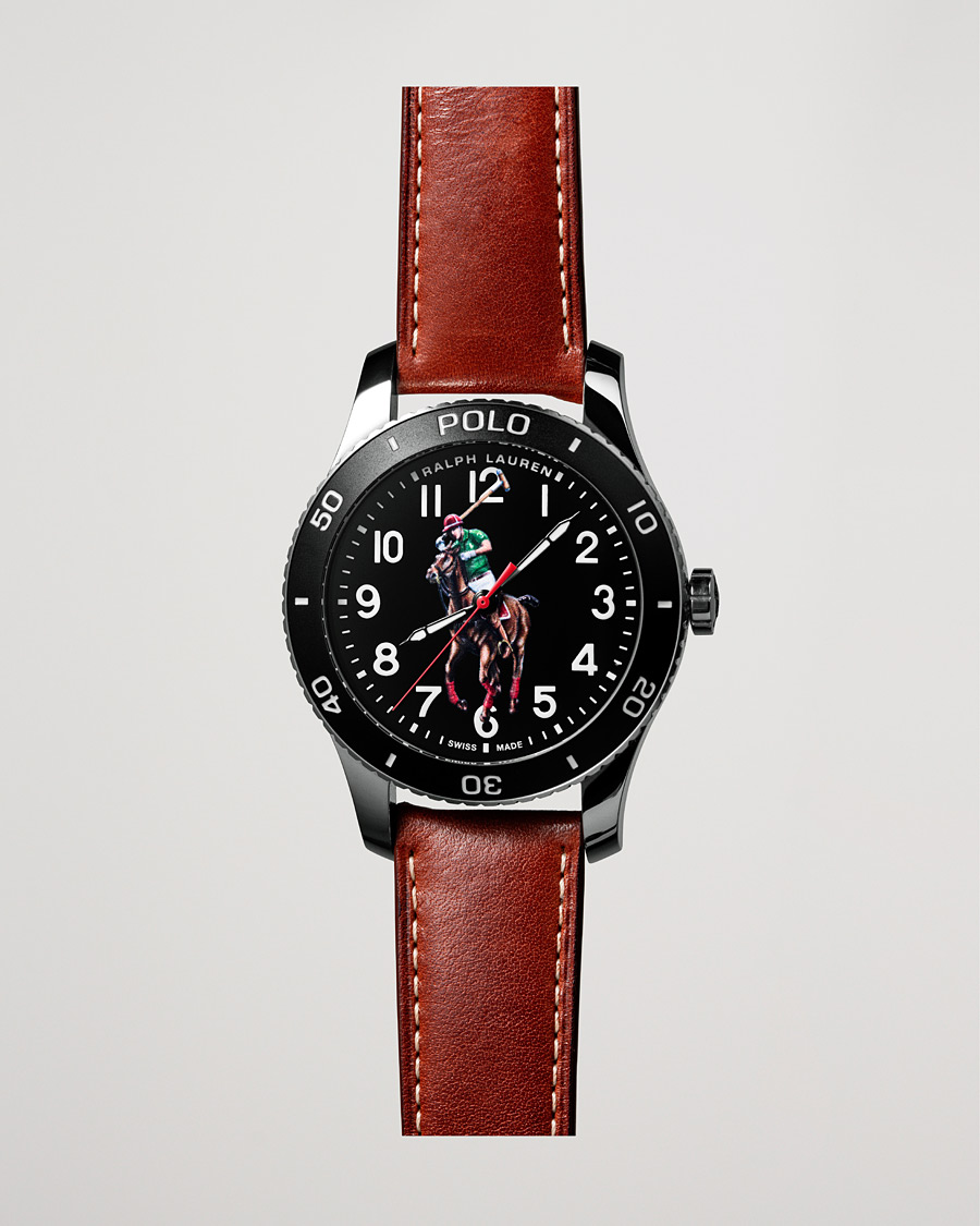 Herr | Polo Ralph Lauren 42mm Automatic Pony Player Black Dial | Polo Ralph Lauren | 42mm Automatic Pony Player Black Dial