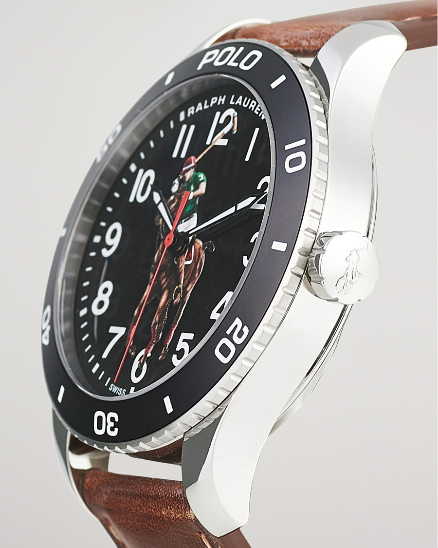 Herr | Polo Ralph Lauren 42mm Automatic Pony Player Black Dial | Polo Ralph Lauren | 42mm Automatic Pony Player Black Dial