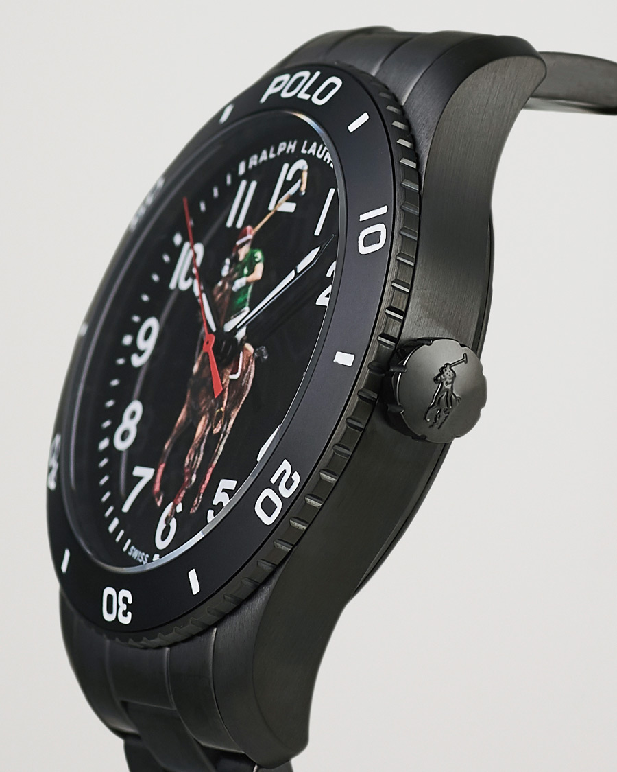 Herr | Polo Ralph Lauren 42mm Automatic Pony Player Black Dial | Polo Ralph Lauren | 42mm Automatic Pony Player Black Dial