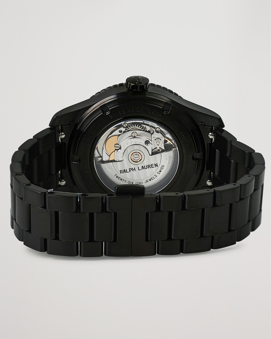 Herr | Polo Ralph Lauren 42mm Automatic Pony Player Black Dial | Polo Ralph Lauren | 42mm Automatic Pony Player Black Dial