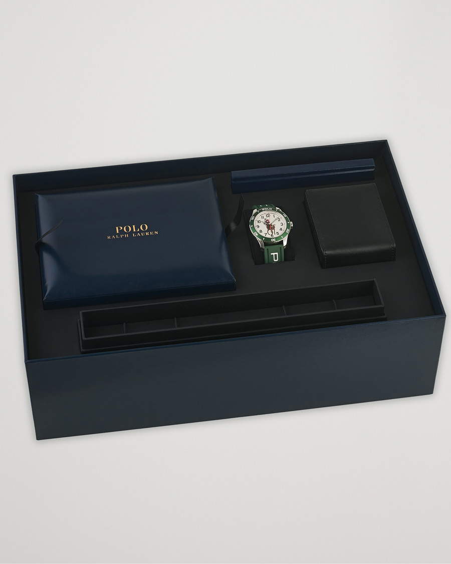 Herr | Polo Ralph Lauren 42mm Automatic Pony Player White Dial/Green Bezel | Polo Ralph Lauren | 42mm Automatic Pony Player White Dial/Green Bezel