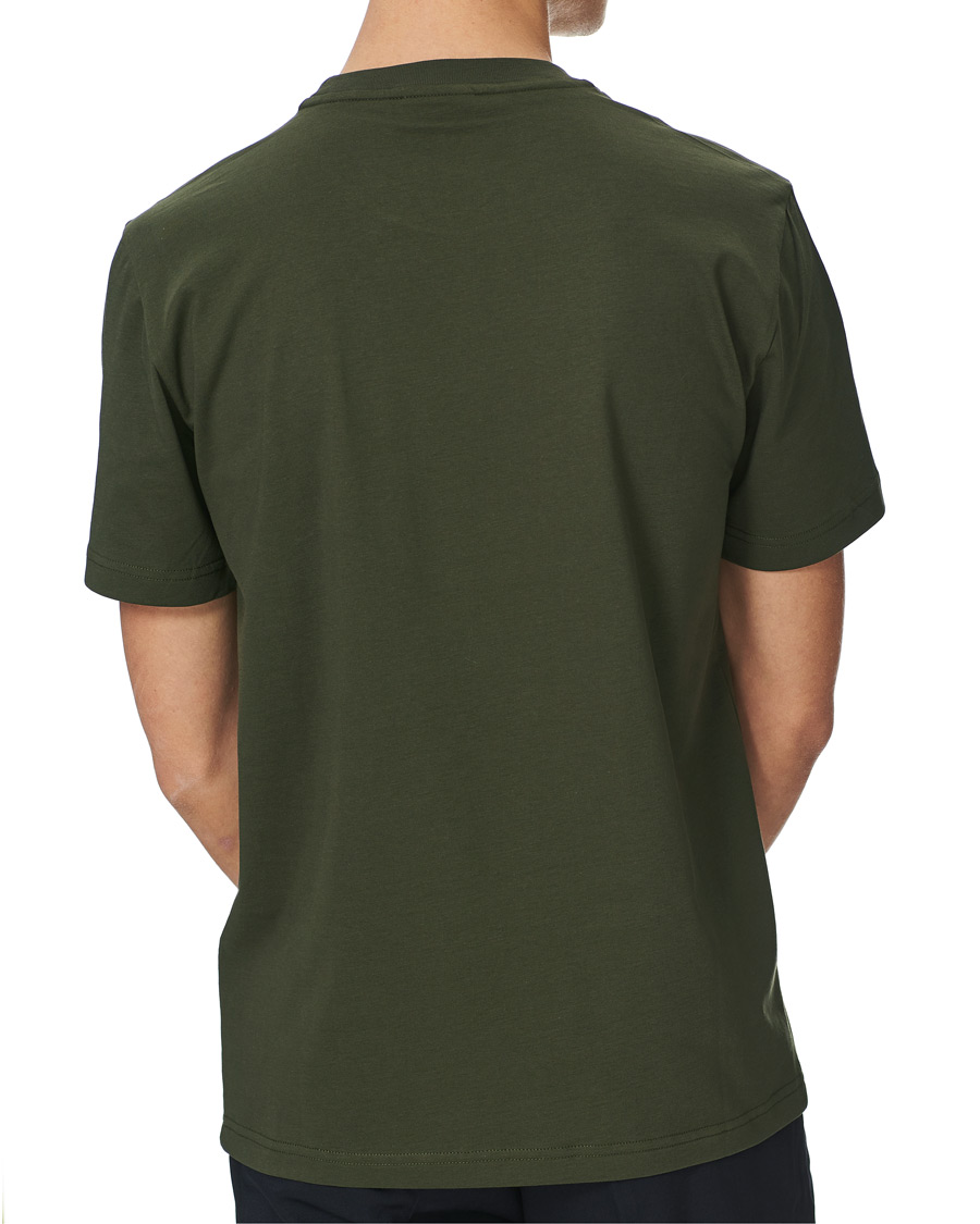 Herr | T-Shirts | Calvin Klein | Chest Logo Crew Neck Tee Dark Olive