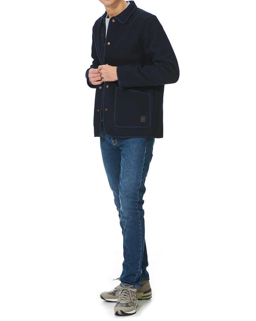 Herr | Jeans | Nudie Jeans | Lean Dean Stretch Jeans Ivy Navy