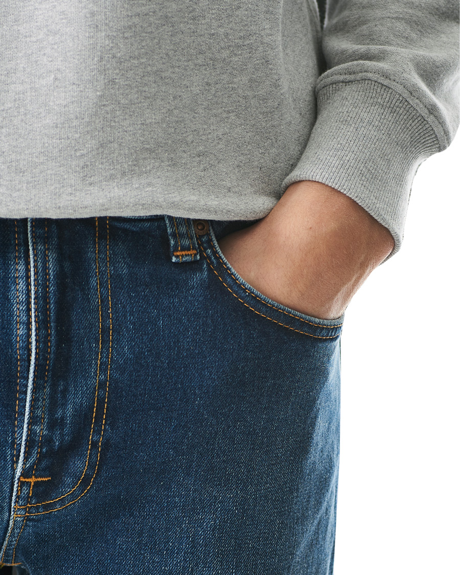 Herr | Jeans | Nudie Jeans | Lean Dean Stretch Jeans Ivy Navy