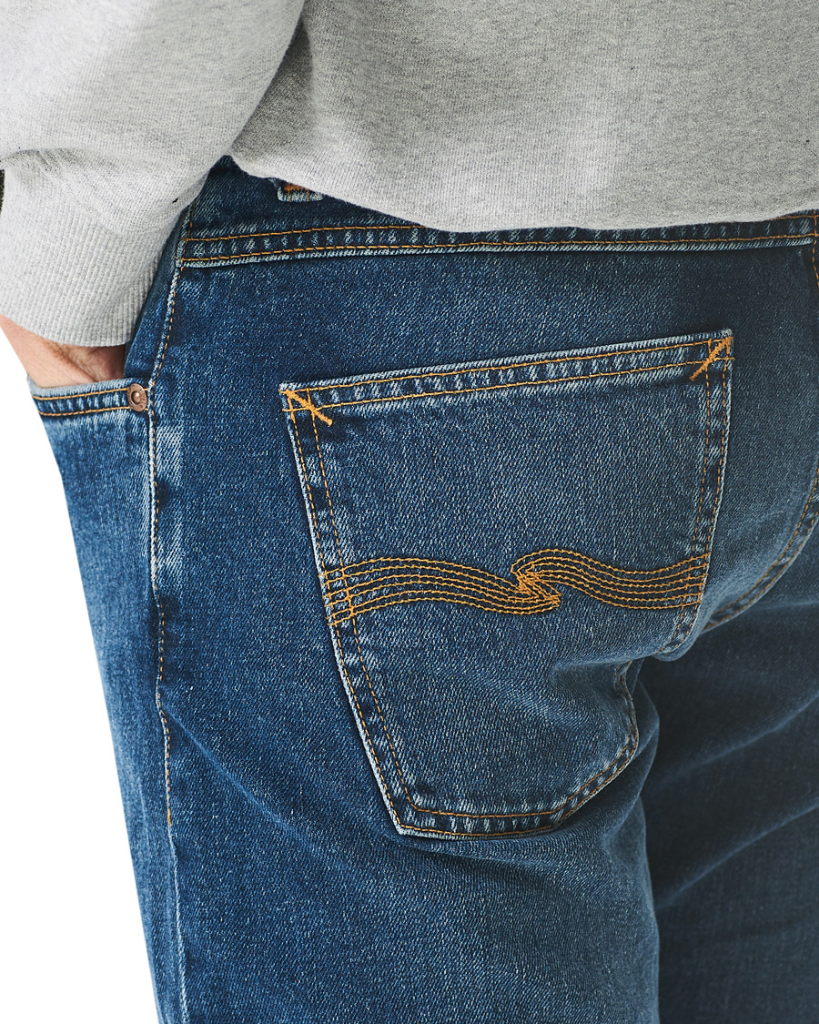 Herr | Jeans | Nudie Jeans | Lean Dean Stretch Jeans Ivy Navy