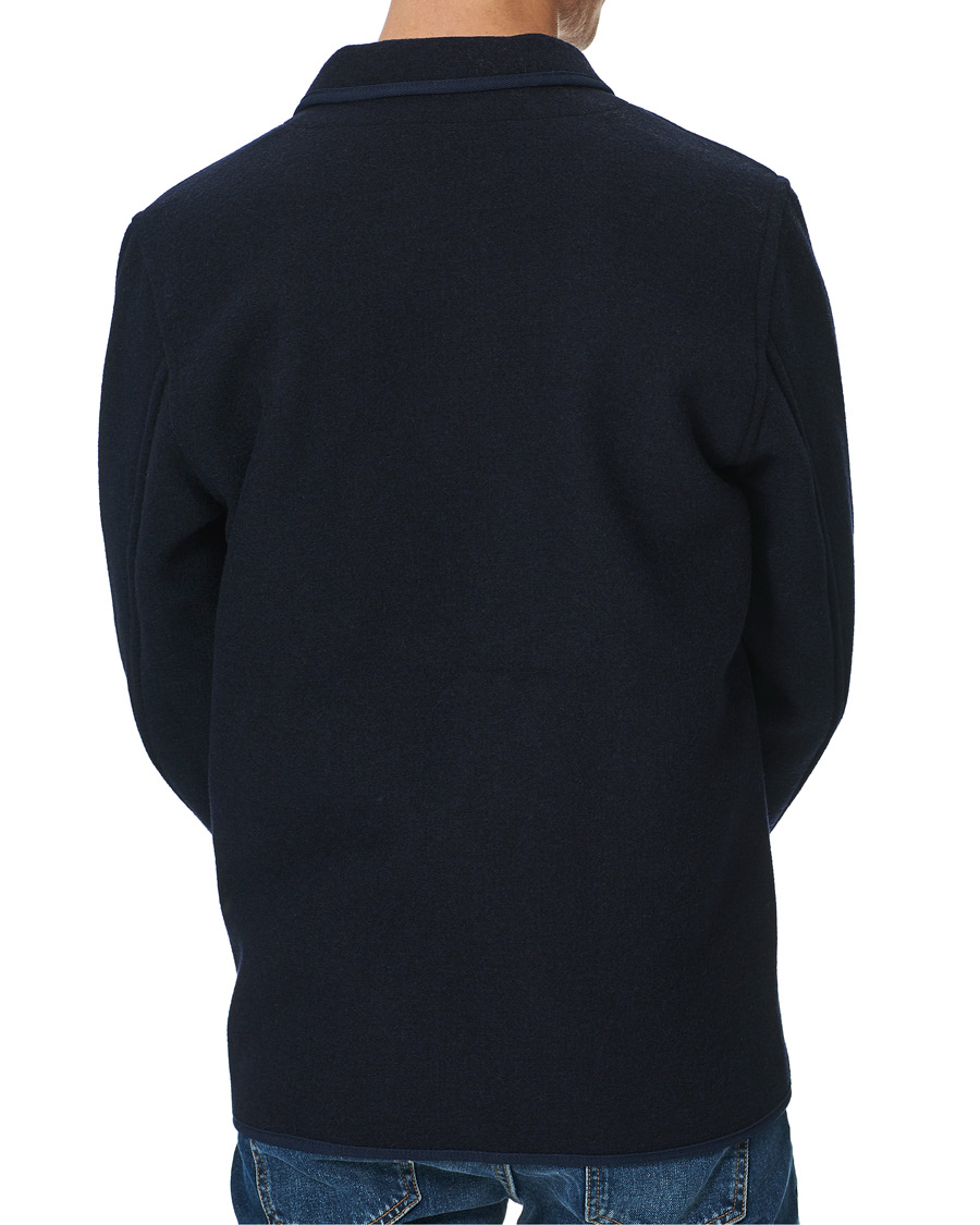 Herr | Jackor | Nudie Jeans | Fred Boiled Wool Jacket Navy