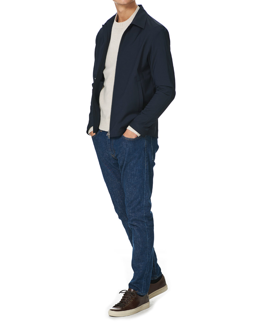 Herr | Tröjor | Tiger of Sweden | Danzon Recycle Wool Knitted Crew Neck Buttercreme