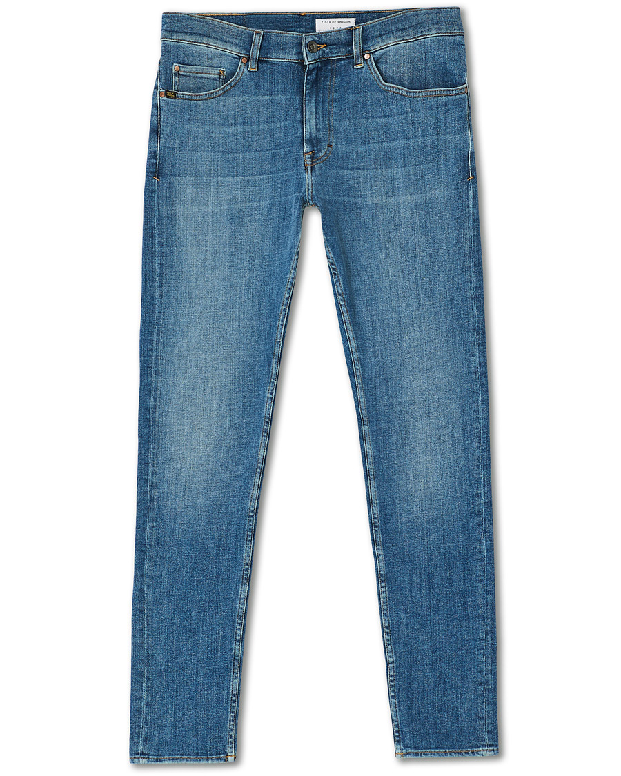 Herr | Jeans | Tiger of Sweden | Evolve Cotton Jeans Medium Blue
