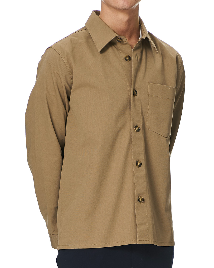 Herr | Skjortor | NN07 | Peter Cotton Overshirt Khaki