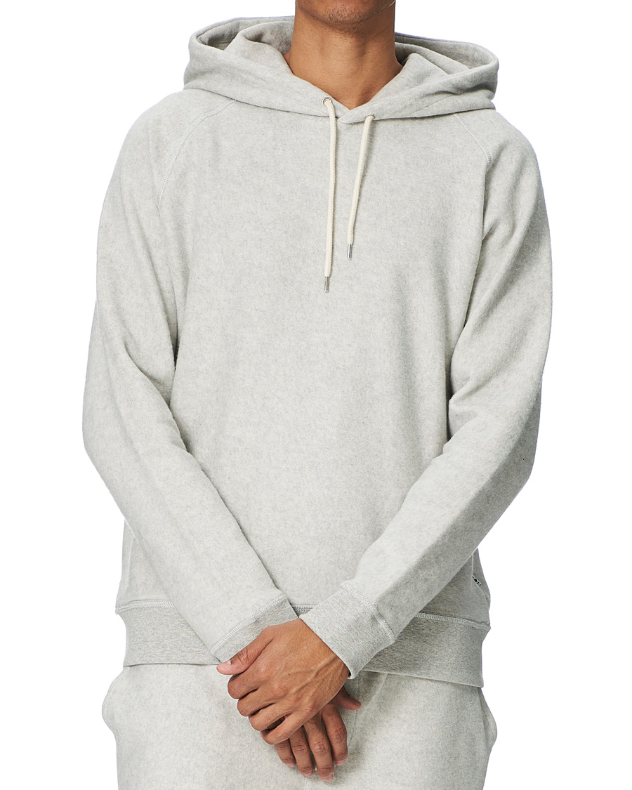 Herr | Tröjor | NN07 | Elliot Cotton Fleece Hood Light Grey