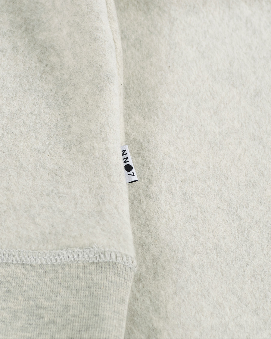 Herr | Tröjor | NN07 | Elliot Cotton Fleece Hood Light Grey