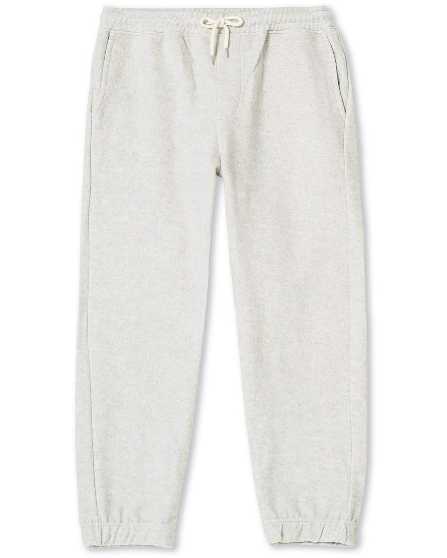 Herr | Byxor | NN07 | Fred Cotton Fleece Sweatpants Light Grey