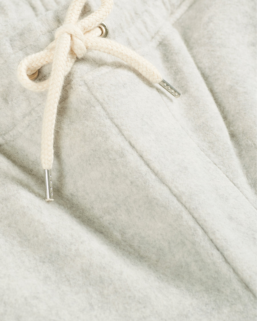 Herr | Byxor | NN07 | Fred Cotton Fleece Sweatpants Light Grey