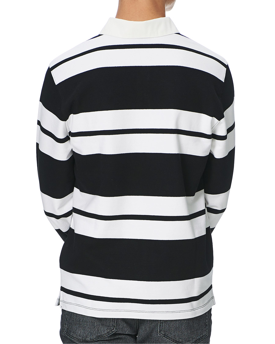 Herr | Tröjor | J.Lindeberg | Reed Cotton Rugby Shirt Black