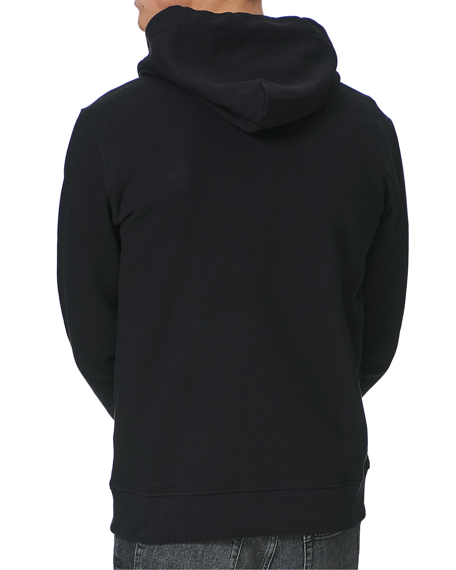 Herr | Tröjor | J.Lindeberg | Throw Patch Cotton Hoodie Black