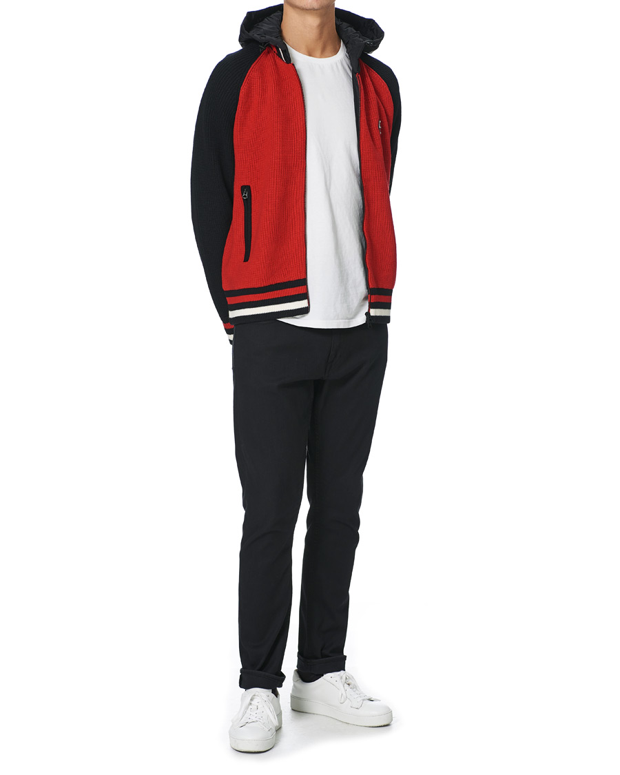 Herr | Jackor | J.Lindeberg | Bob Merino Wool Knitted Jacket Black