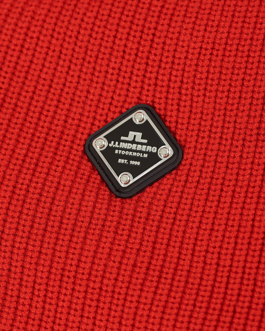 Herr | Jackor | J.Lindeberg | Bob Merino Wool Knitted Jacket Black