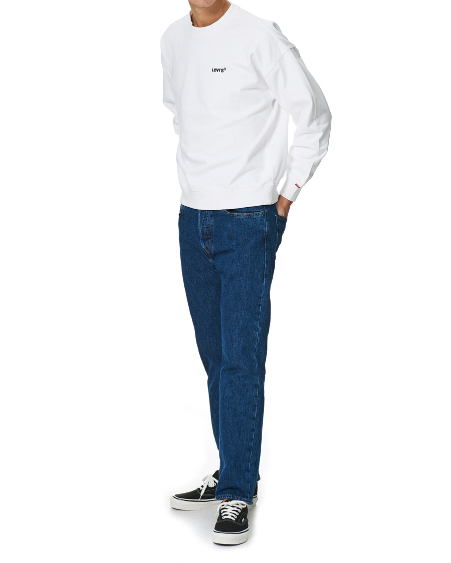 Herr | Tröjor | Levi's | Red Tab Crew Neck Sweatshirt White