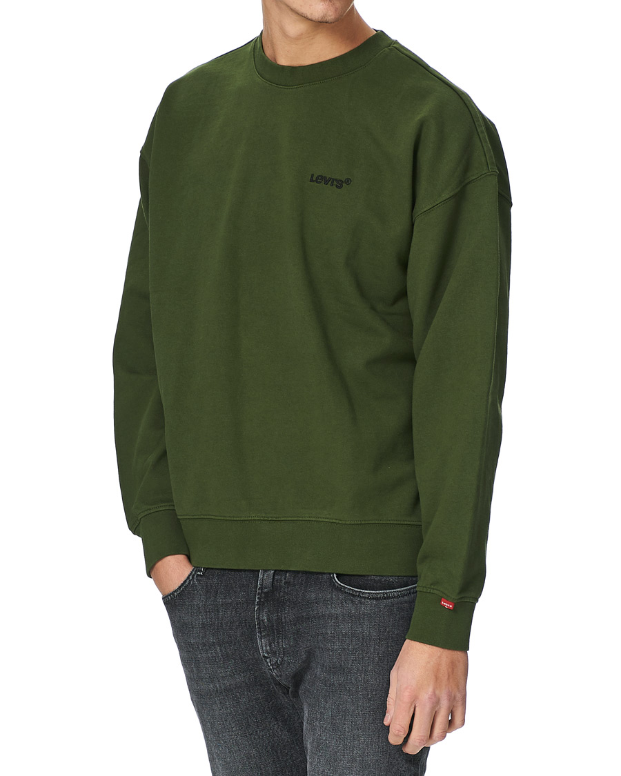 Herr | Tröjor | Levi's | Red Tab Crew Neck Sweatshirt Rifle Green