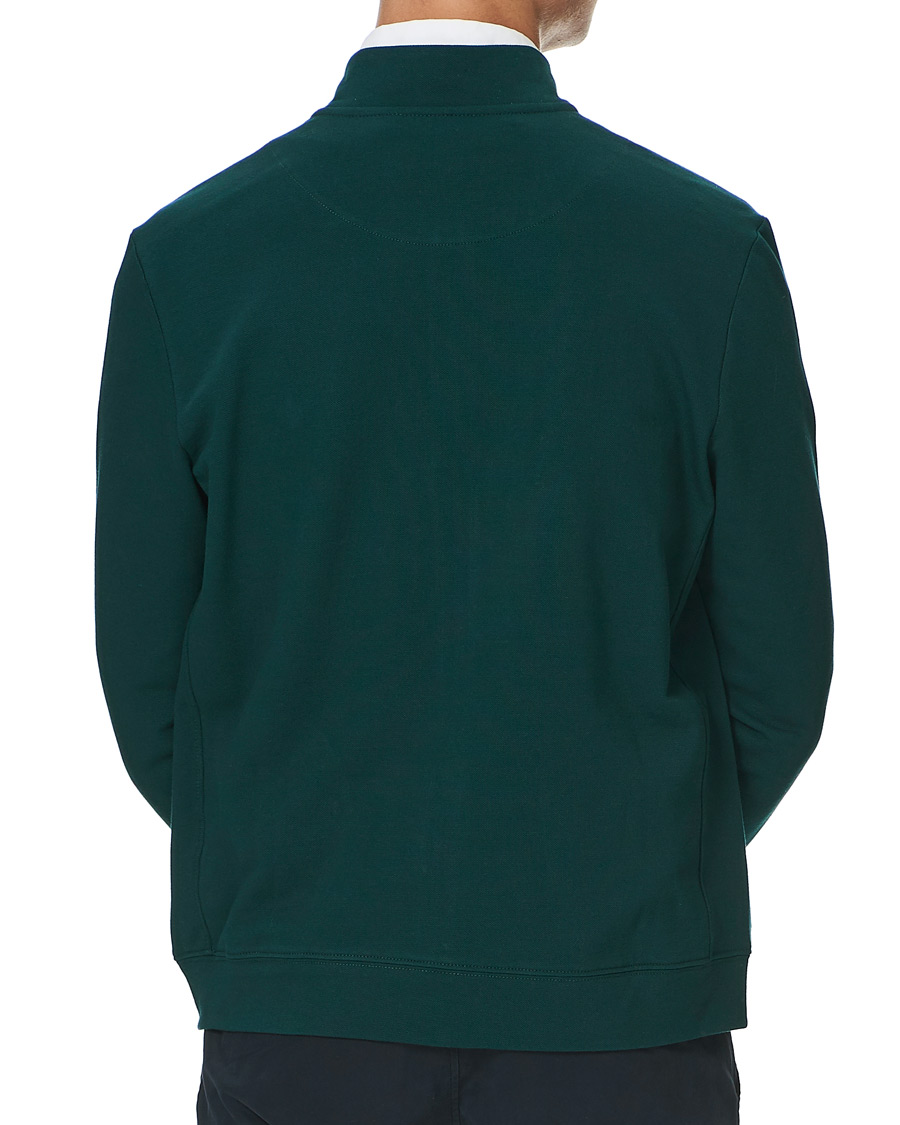 Herr | Tröjor | Morris | Nyle Cotton Full Zip Green