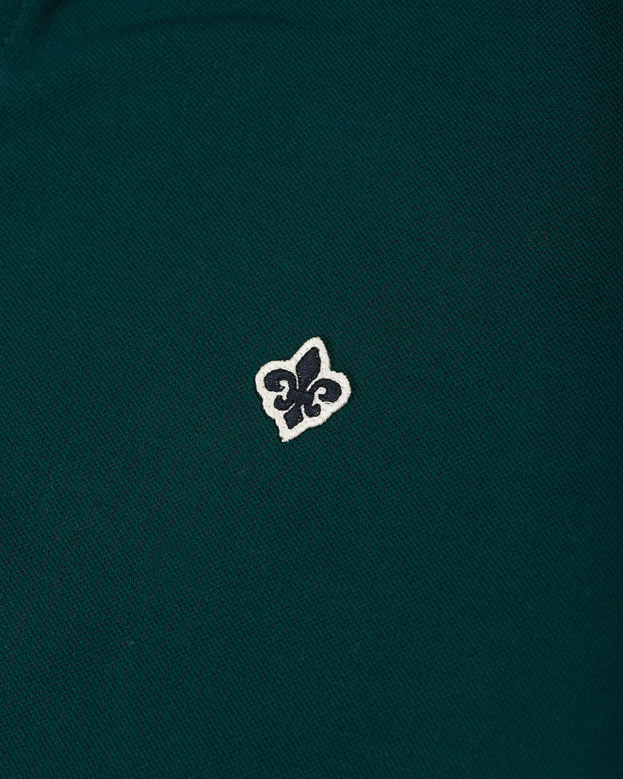 Herr | Tröjor | Morris | Nyle Cotton Full Zip Green