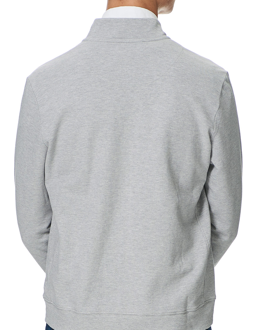 Herr | Tröjor | Morris | Nyle Cotton Full Zip Grey