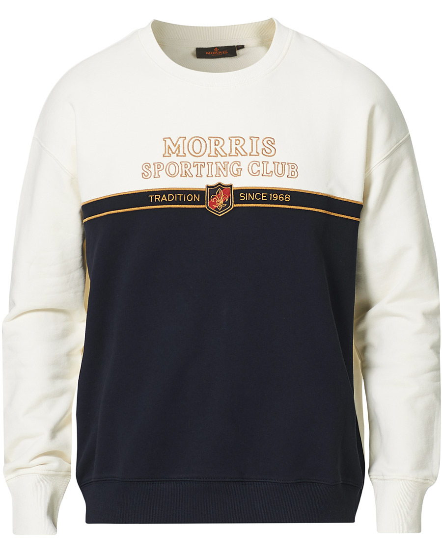 Herr | Tröjor | Morris | Warwick Logo Sweatshirt Off White