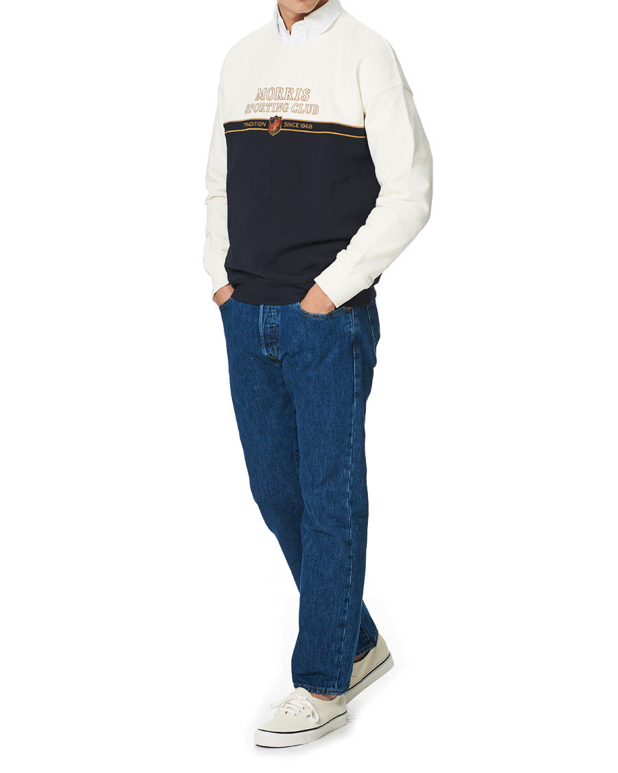Herr | Tröjor | Morris | Warwick Logo Sweatshirt Off White