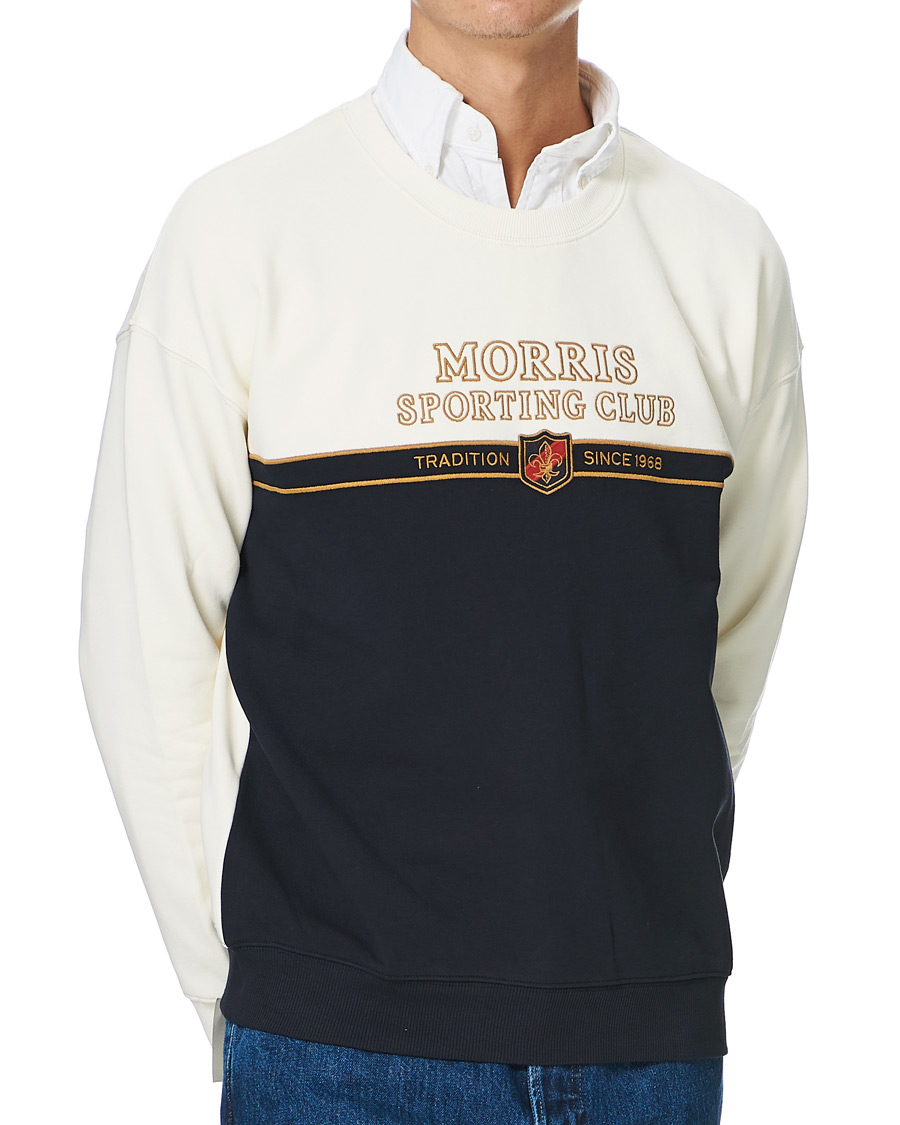 Herr | Tröjor | Morris | Warwick Logo Sweatshirt Off White
