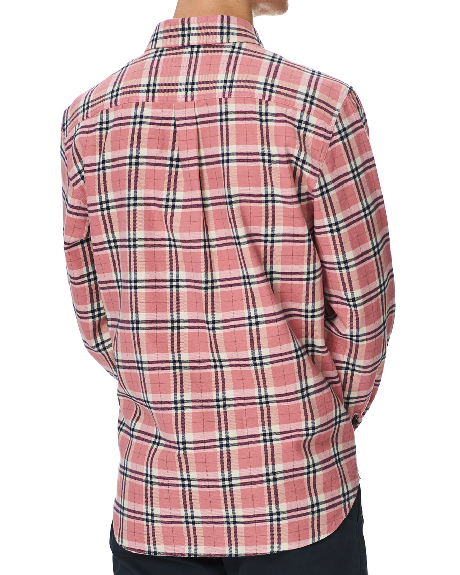 Herr | Skjortor | Morris | Holiday Brushed Cotton Overshirt Pink