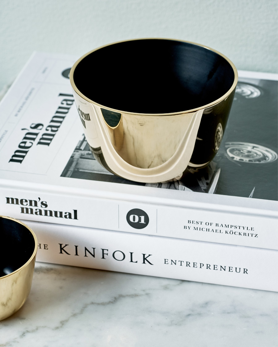 Herr | Till hemmet | Skultuna | Kolte Bowl Large Brass/Black