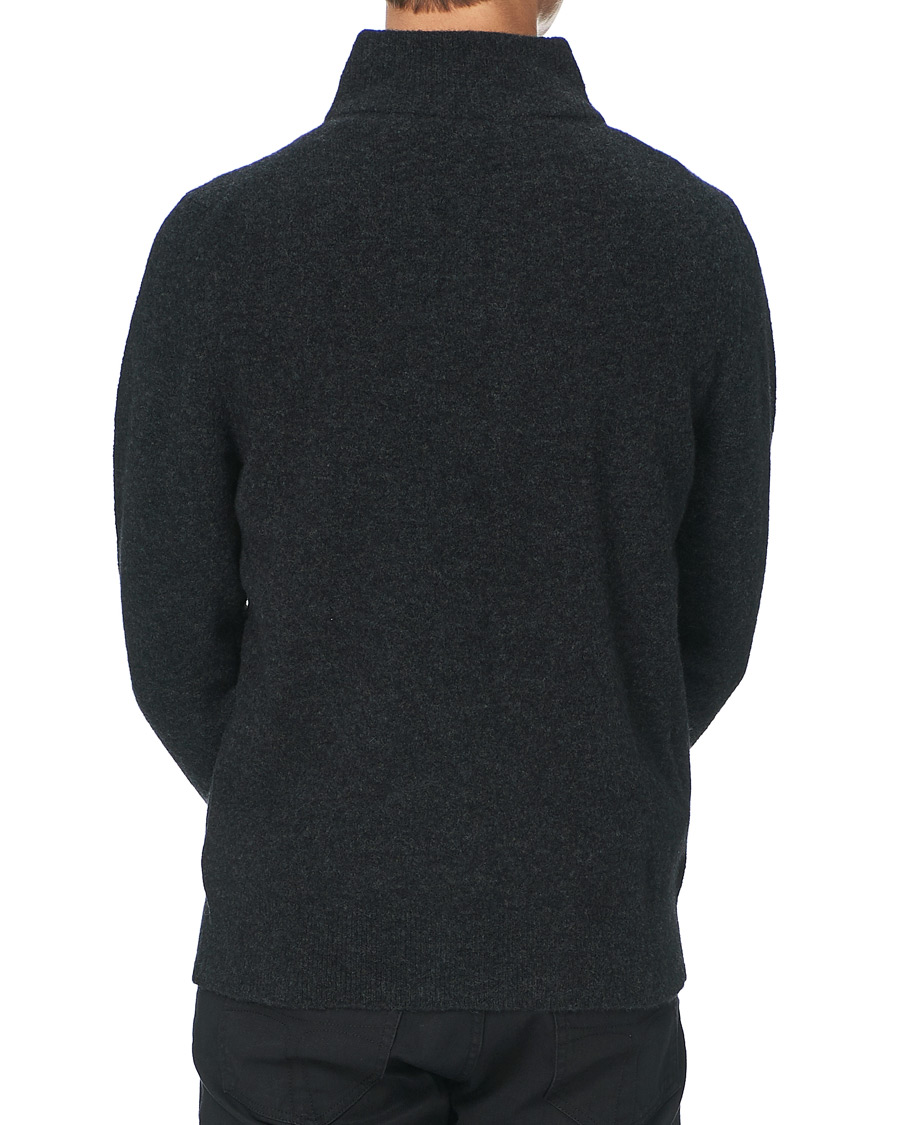 Herr | Tröjor | Filippa K | Andrew Yak Sweater Charcoal Melange