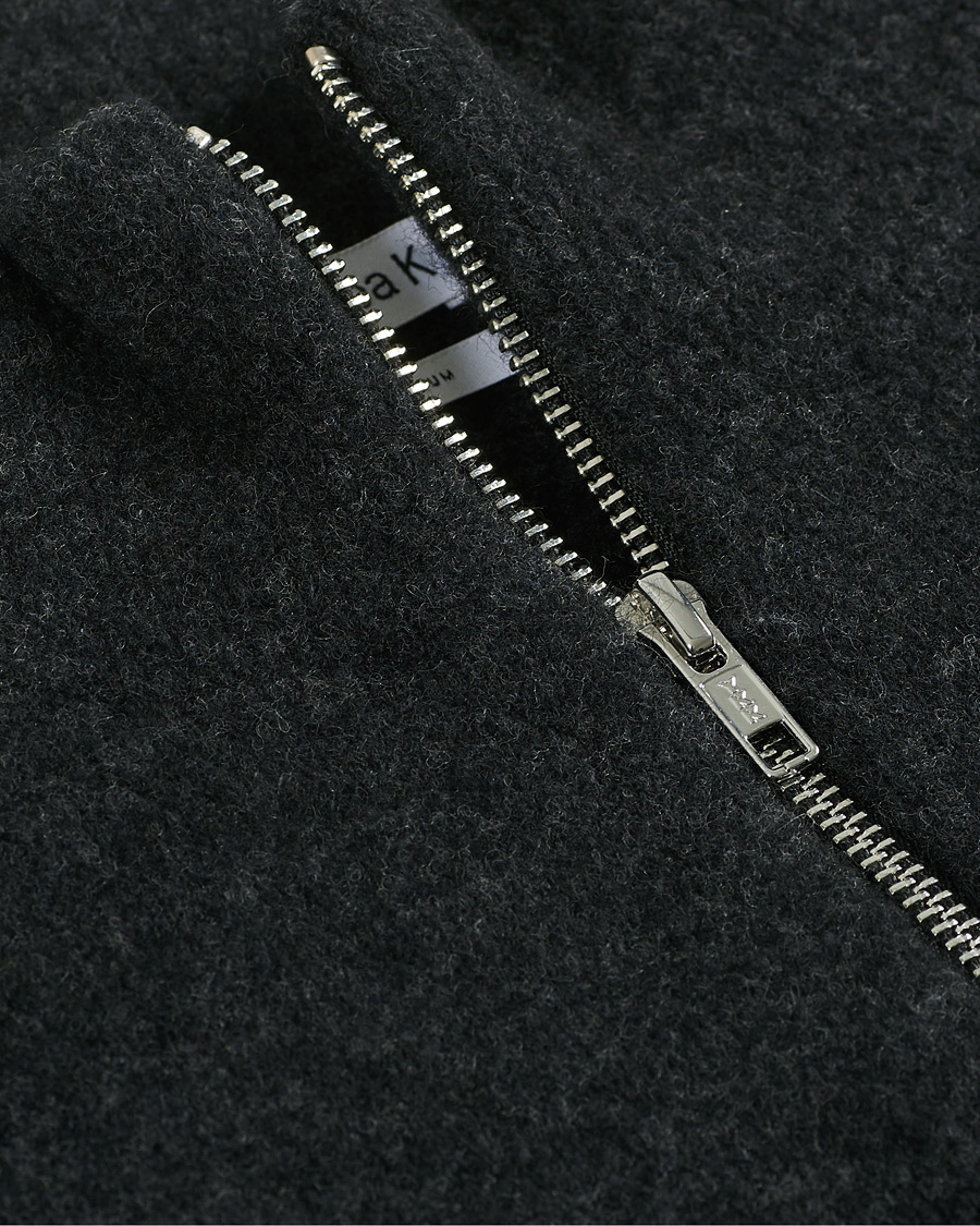 Herr | Tröjor | Filippa K | Andrew Yak Sweater Charcoal Melange