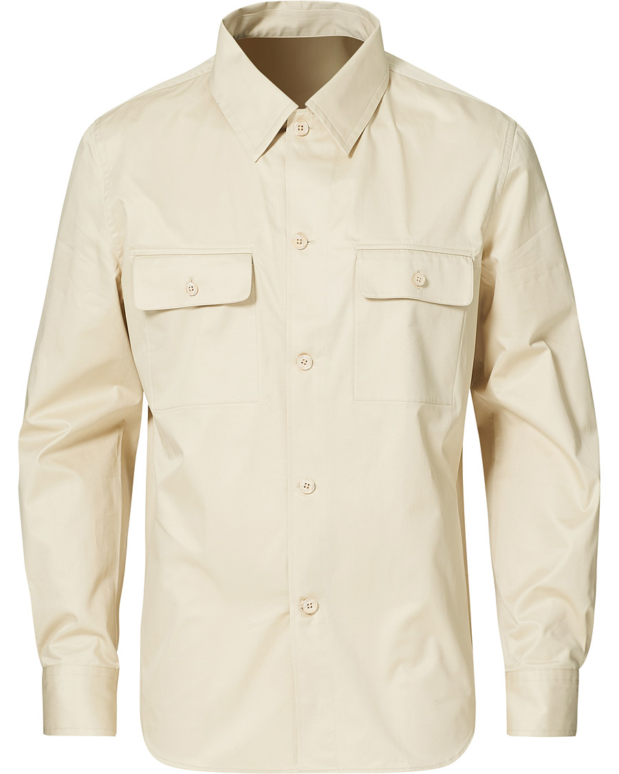 Herr | Skjortor | Filippa K | Oscar Cotton Shirt Soft Beige