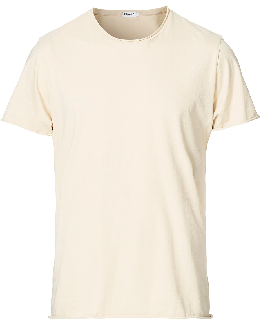 Herr | T-Shirts | Filippa K | Roll Neck Tee Soft Beige