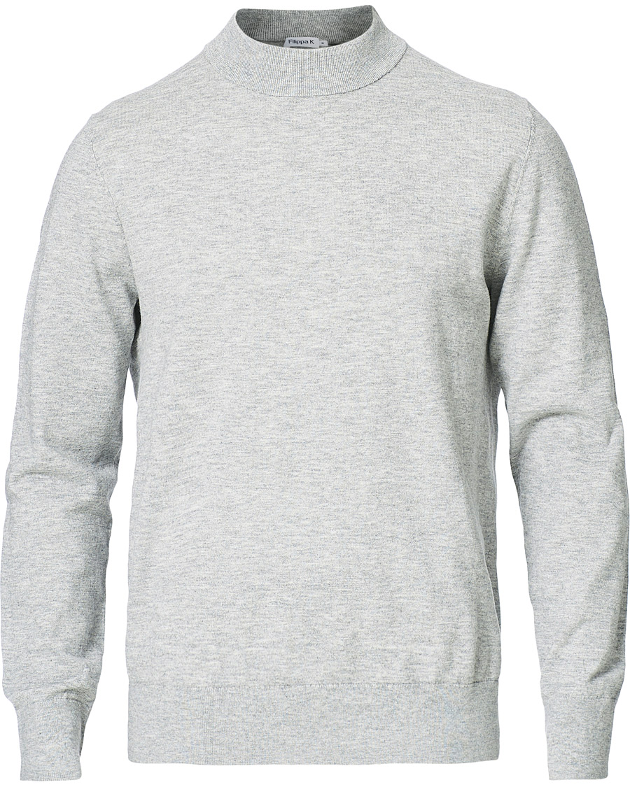 Herr | Tröjor | Filippa K | Eli Sweater Light Grey Melange