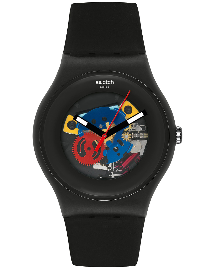 Herr | Swatch Black Lacquered Again | Swatch | Black Lacquered Again