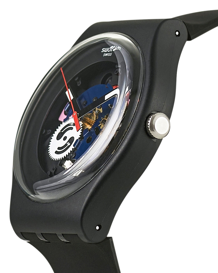 Herr | Swatch Black Lacquered Again | Swatch | Black Lacquered Again