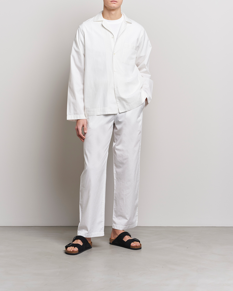 Herr | Pyjamas & Morgonrockar | Tekla | Poplin Pyjama Shirt Alabaster White