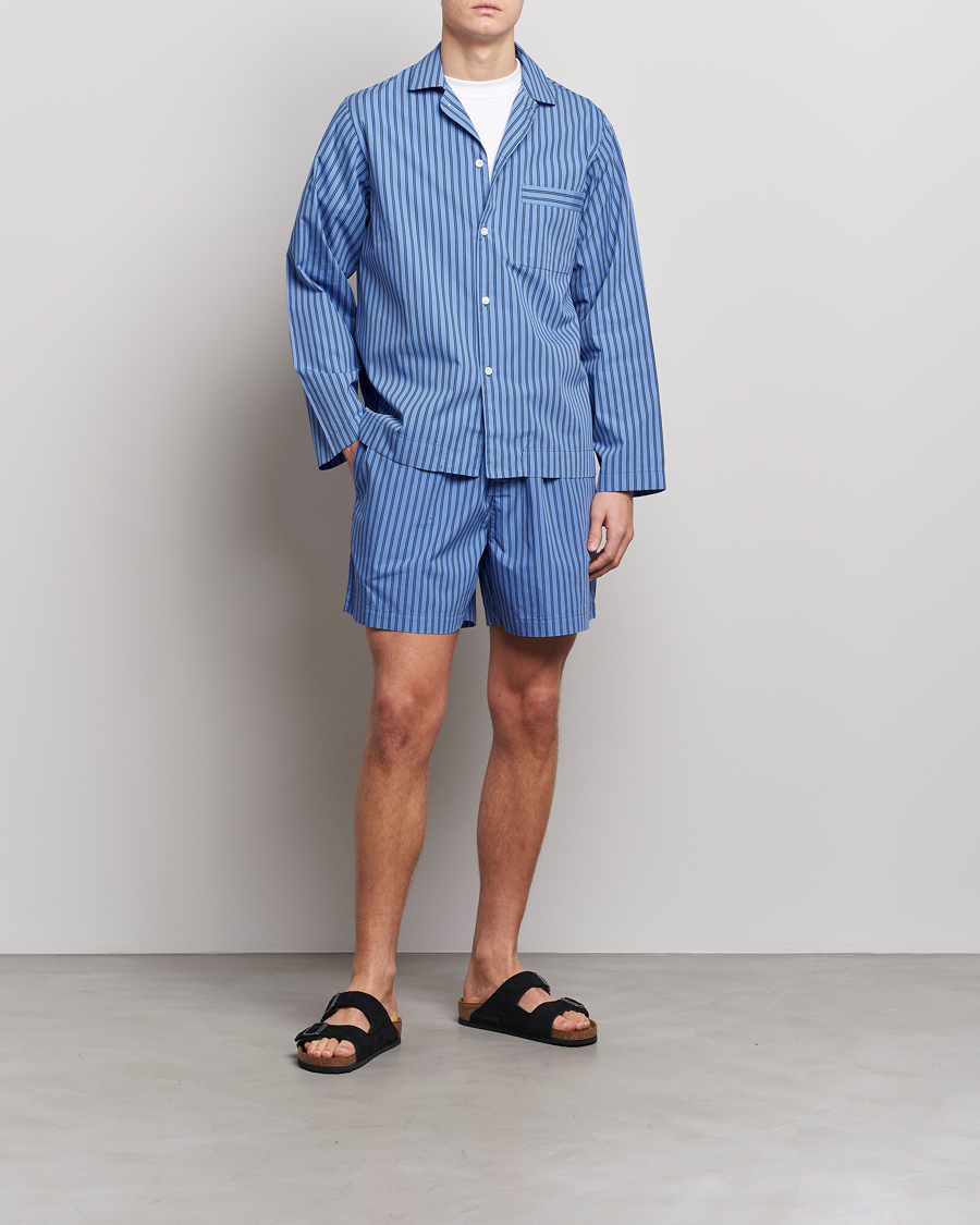 Herr | Pyjamas & Morgonrockar | Tekla | Poplin Pyjama Shirt Boro Stripes