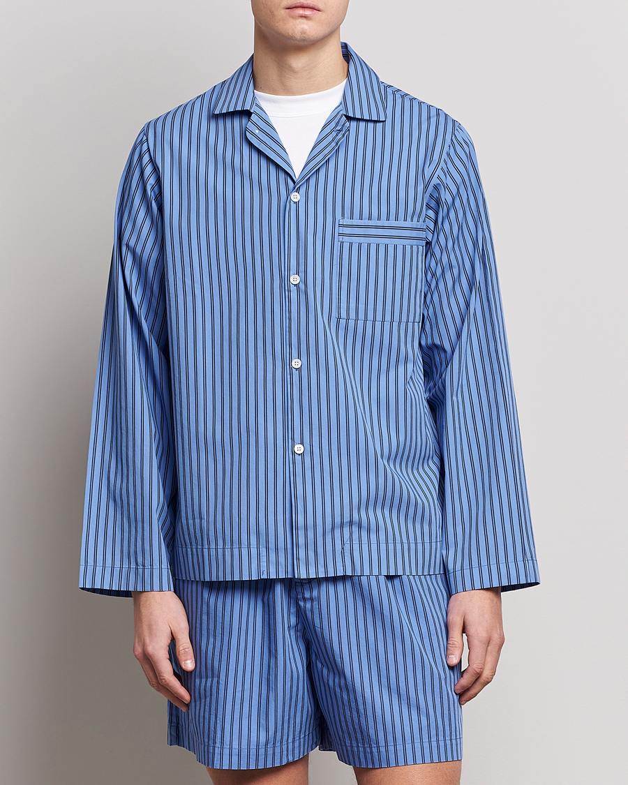 Herr | Pyjamas & Morgonrockar | Tekla | Poplin Pyjama Shirt Boro Stripes