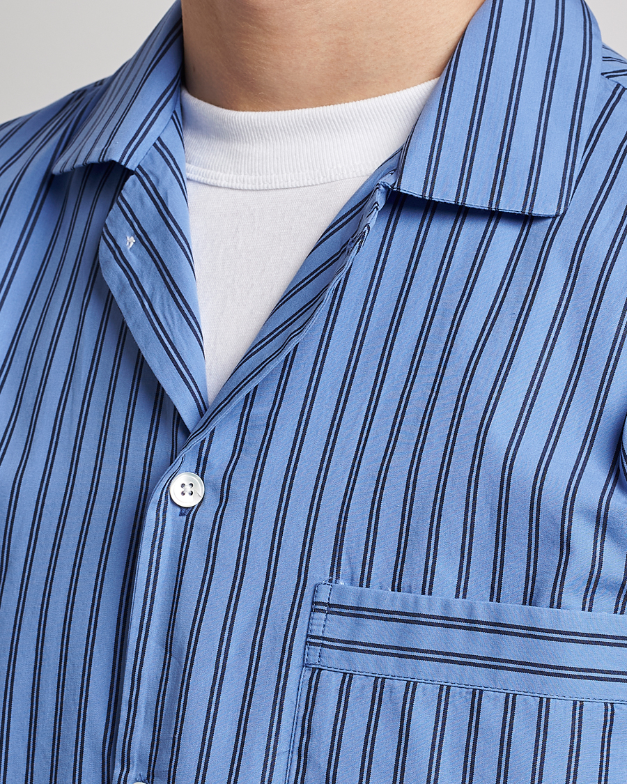 Herr | Pyjamas & Morgonrockar | Tekla | Poplin Pyjama Shirt Boro Stripes