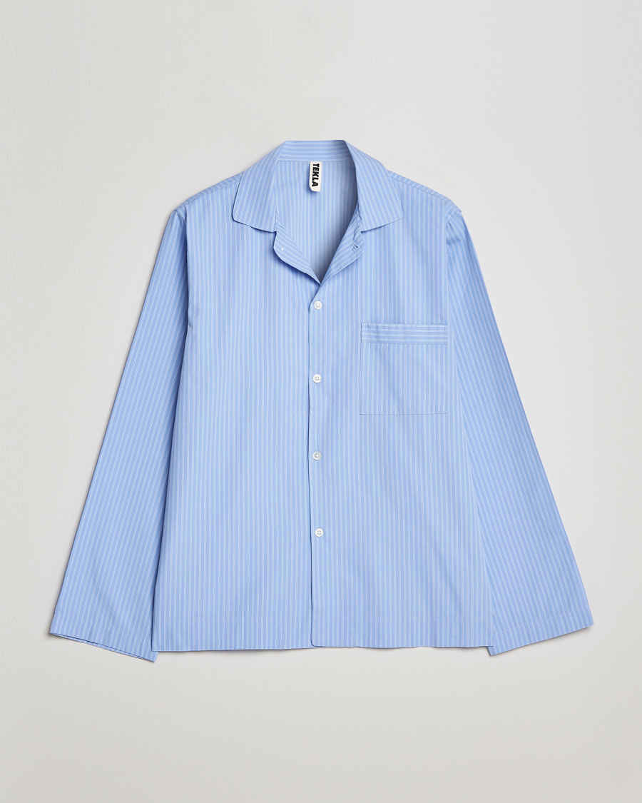 Herr | Pyjamas & Morgonrockar | Tekla | Poplin Pyjama Shirt Pin Stripes