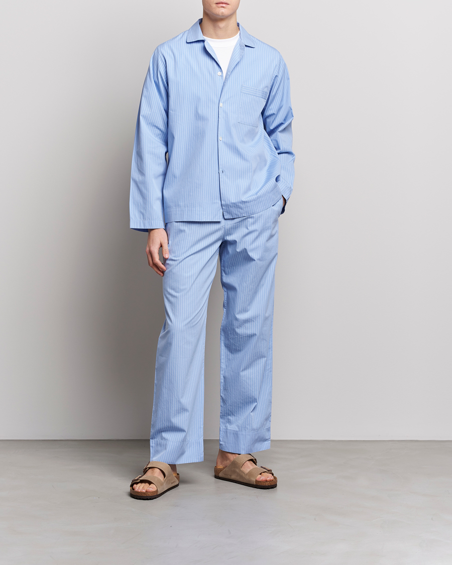 Herr | Pyjamas & Morgonrockar | Tekla | Poplin Pyjama Shirt Pin Stripes
