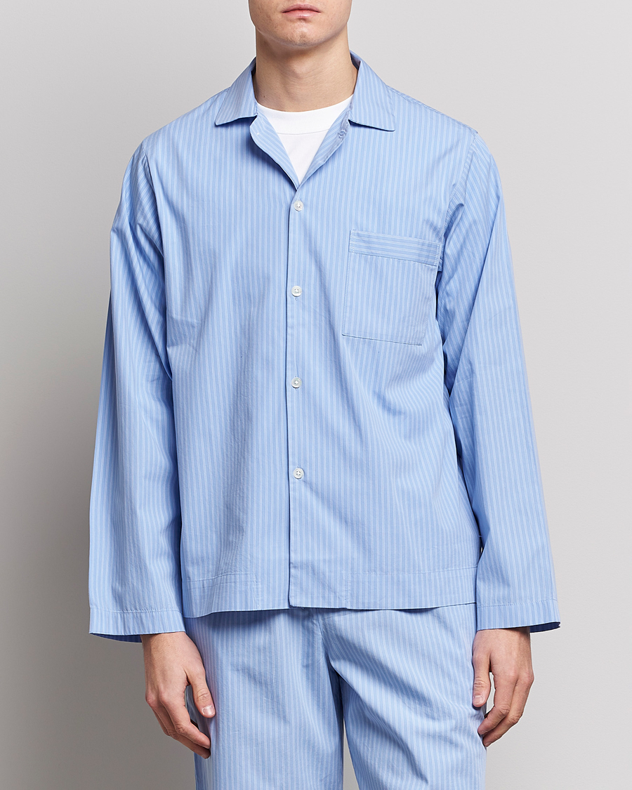 Herr | Kläder | Tekla | Poplin Pyjama Shirt Pin Stripes