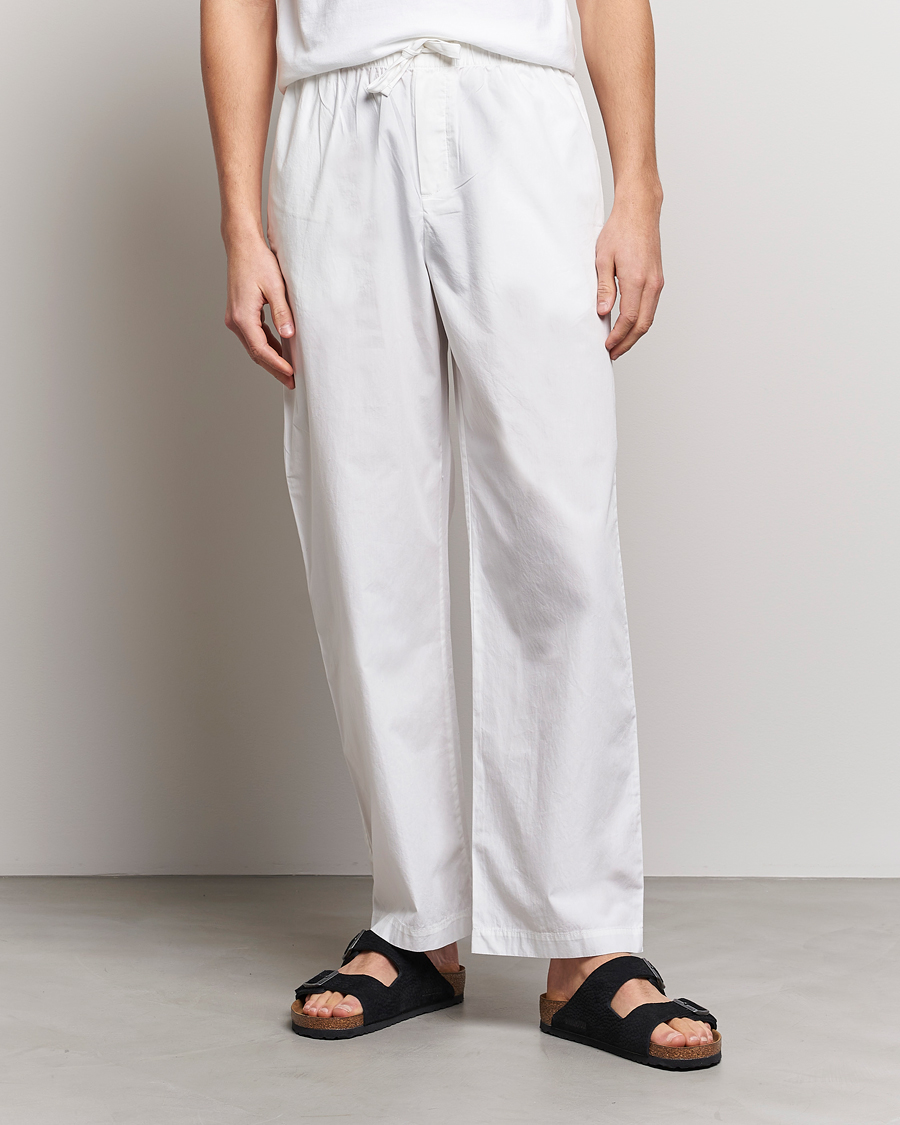 Herr | Pyjamas | Tekla | Poplin Pyjama Pants Alabaster White