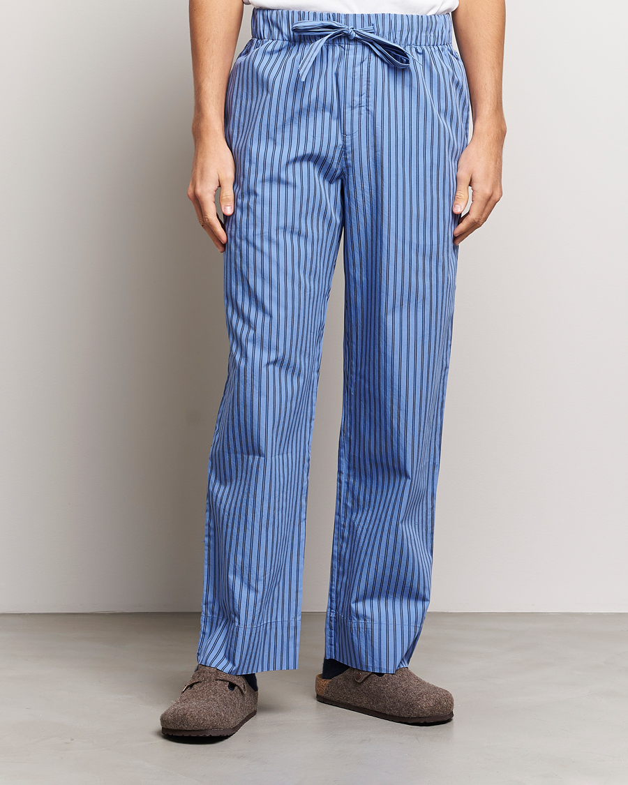Herr | Pyjamas | Tekla | Poplin Pyjama Pants Boro Stripes