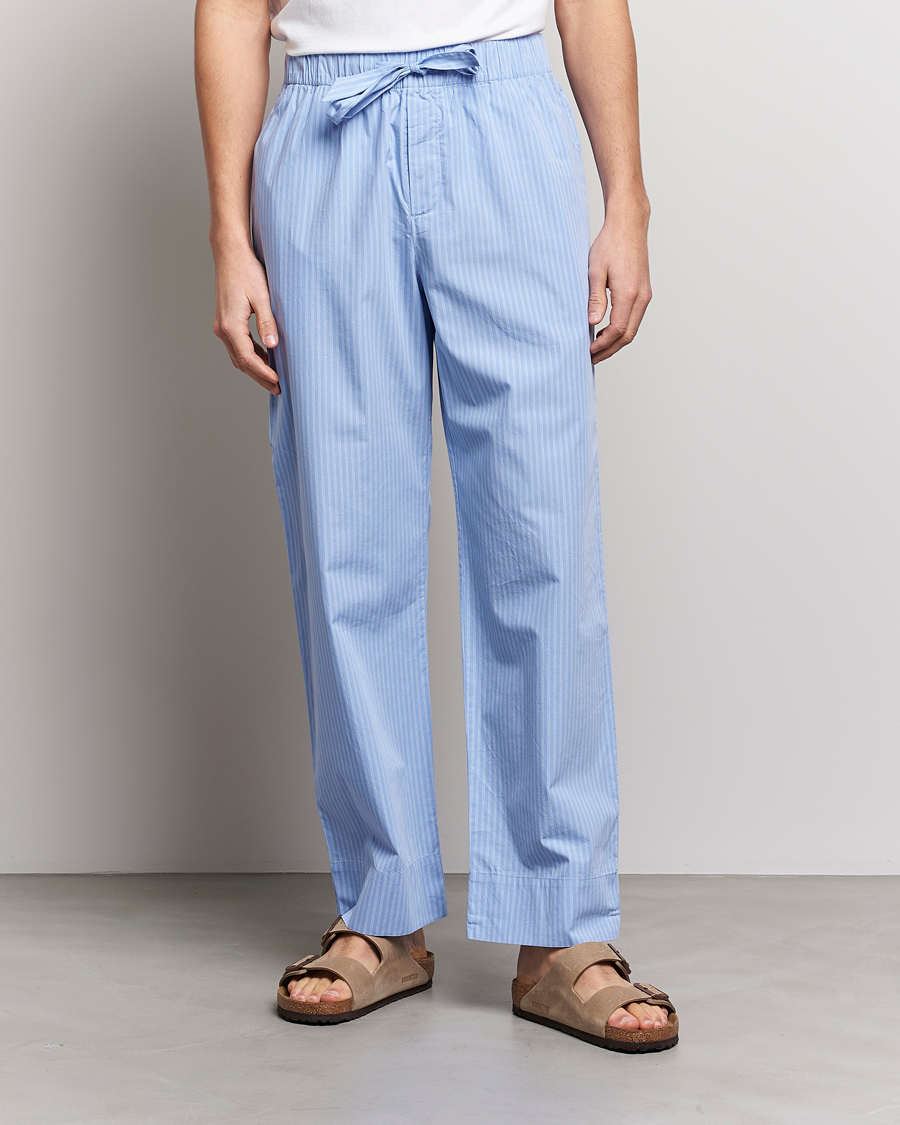 Herr | Tekla | Tekla | Poplin Pyjama Pants Pin Stripes