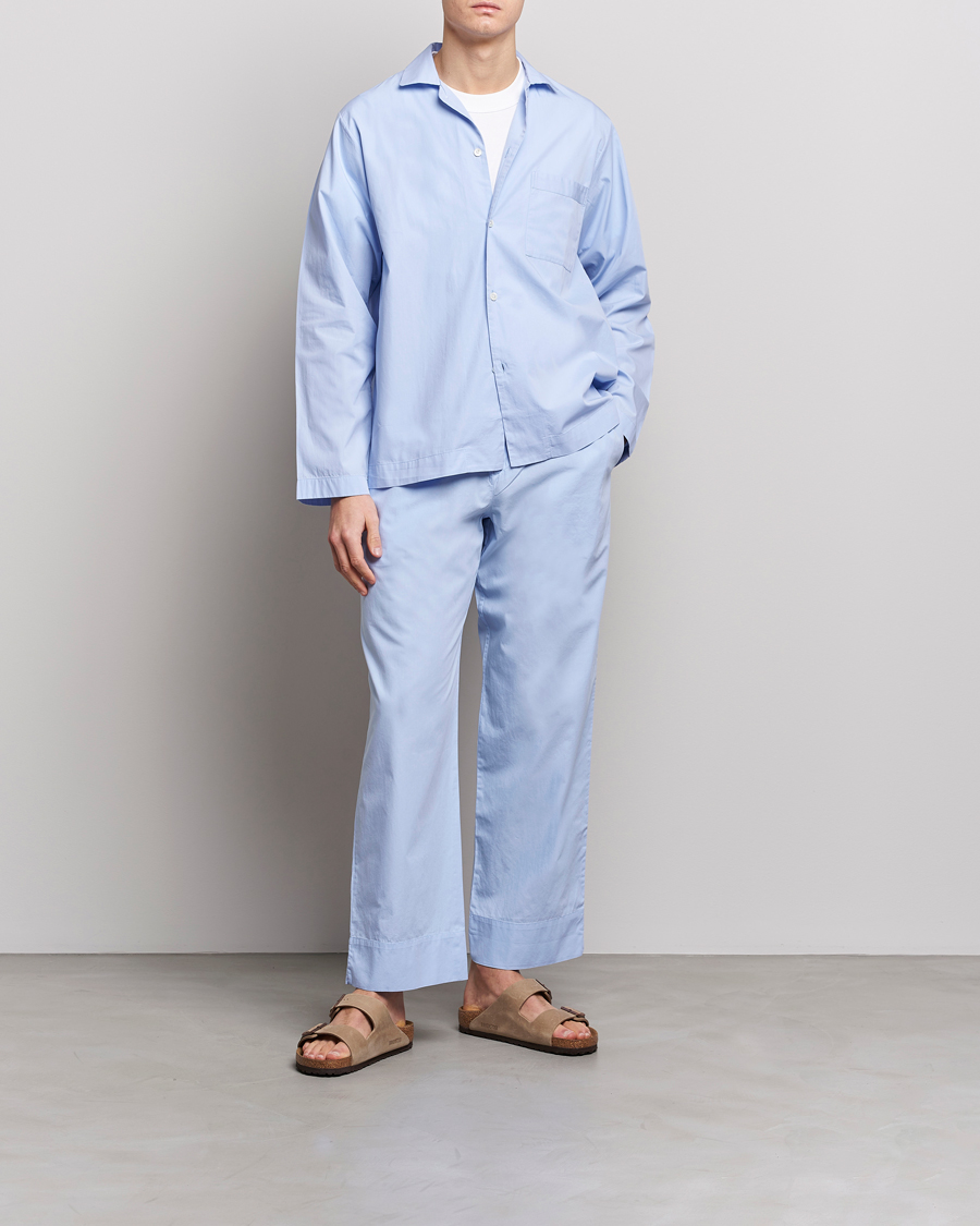 Herr | Pyjamas & Morgonrockar | Tekla | Poplin Pyjama Pants Light Blue